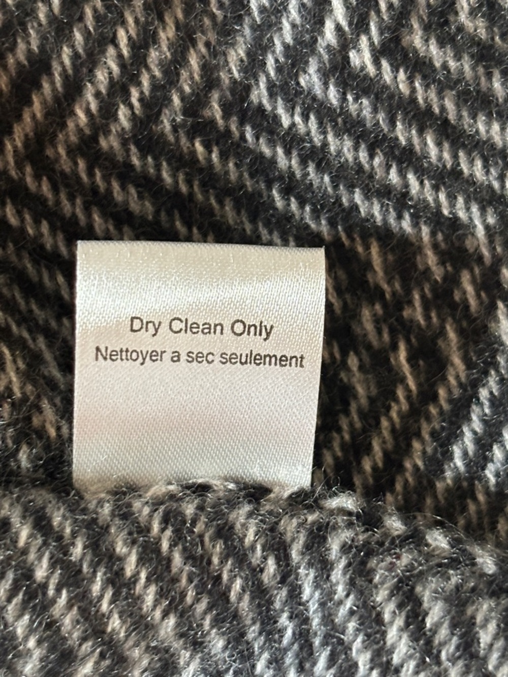 Kier + J Gray 100% Cashmere Tie Front Cardigan Lightweight Ruffle Sweater Size L - Picture 9 of 9